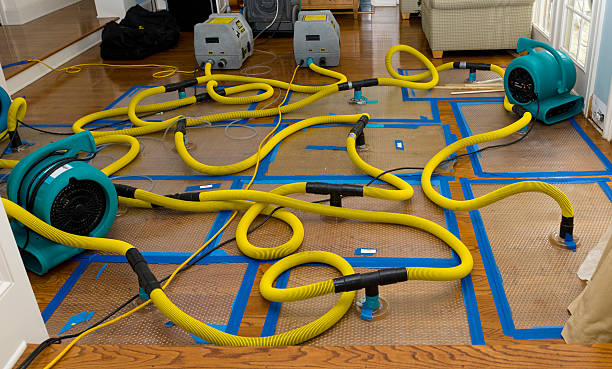 Professional Crawl Space Water Removal technician working in Rhoadesville, VA